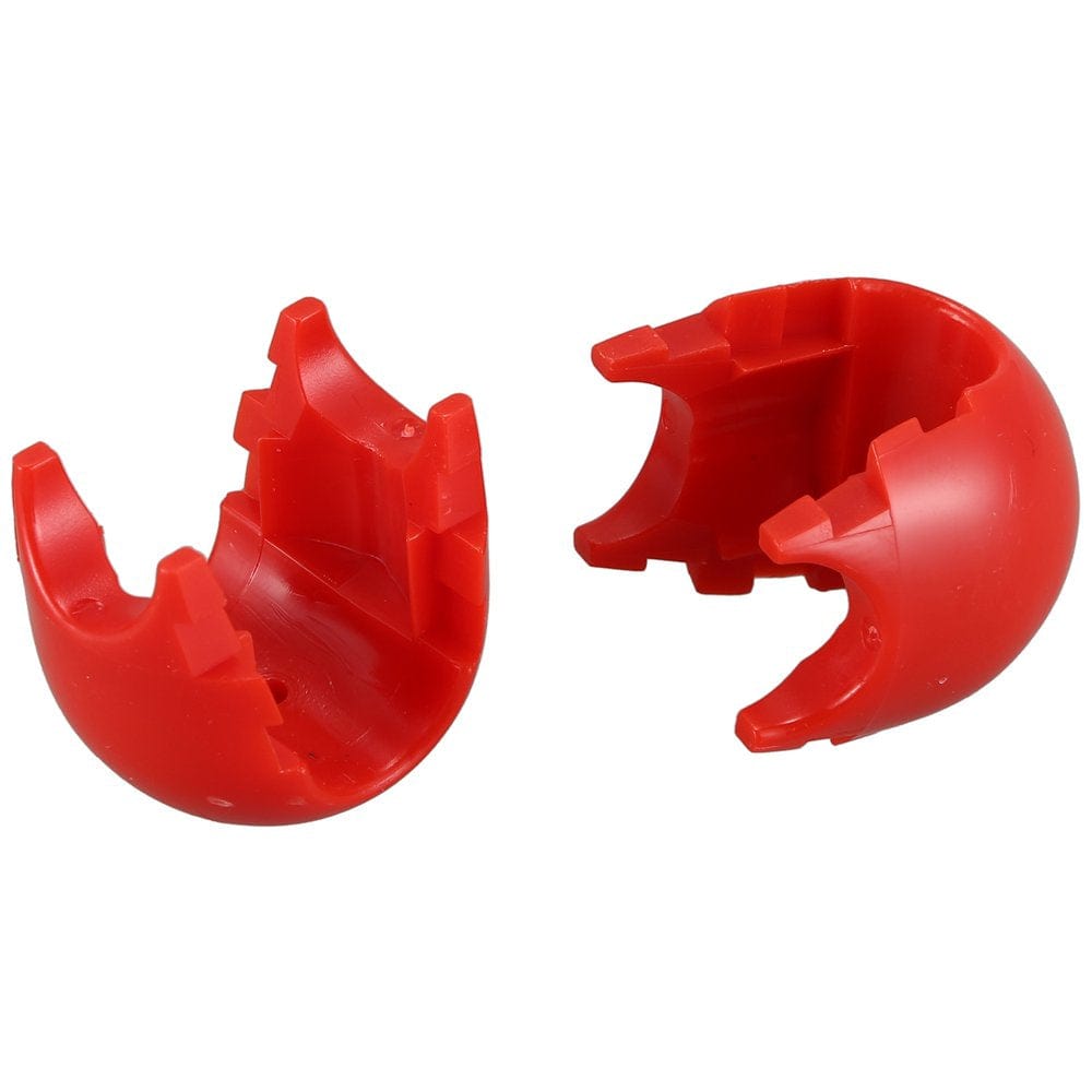 Gneuro 10Pcs Climbing Rope Net Plastic Connector Net Buckle Climbing Accessories for Outdoor Amusement Swing Climbing Rope Parts Red