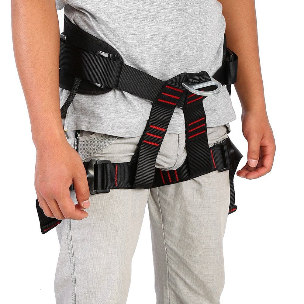Haofy Adjustable Outdoor Heavy Duty Tree Climbing Rappelling Belt Safety Harness Protective Gear