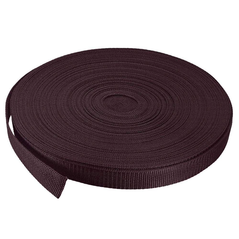 Heavyweight Polypropylene Webbing Strap 1" 50 Yards Beige Strapping Band for Outdoor