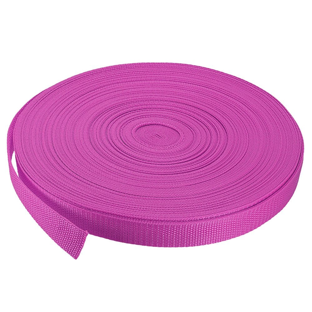 Heavyweight Polypropylene Webbing Strap 1" 50 Yards Beige Strapping Band for Outdoor