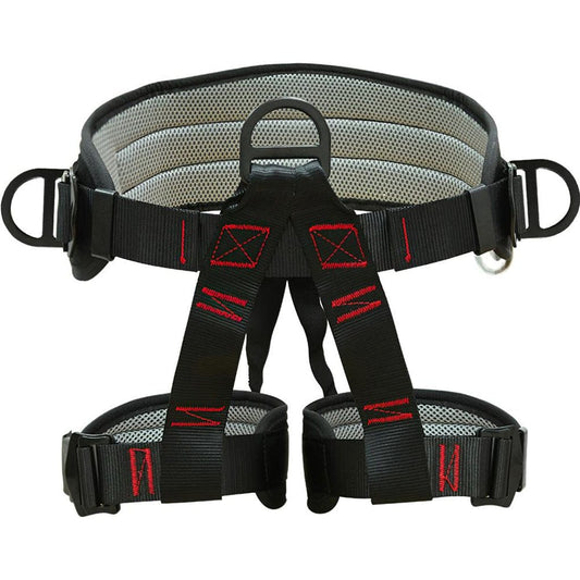 High Strength Camping Safety Belt 23KN High Load Capacity Outdoor Rock Climbing Training Protect Waist Adjustable Secure Half Body Harness