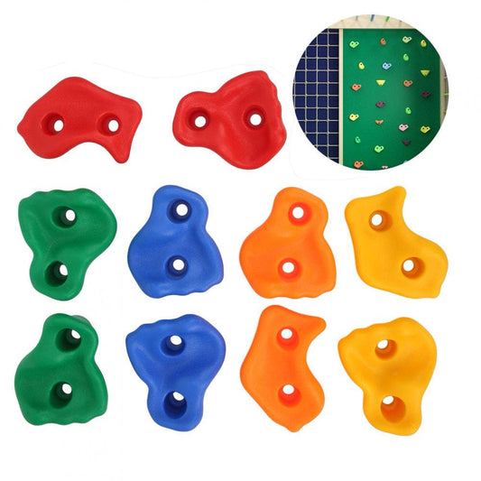 Khall Children Climbing Holds,Children Rock Climbing Wall Holds Set Colorful Practical Playground Equipment Accessory,Climbing Holds
