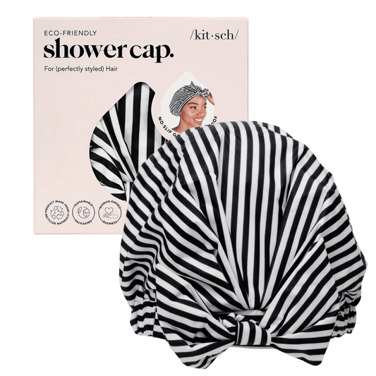 kitsch Shower Cap Stripes #10087811