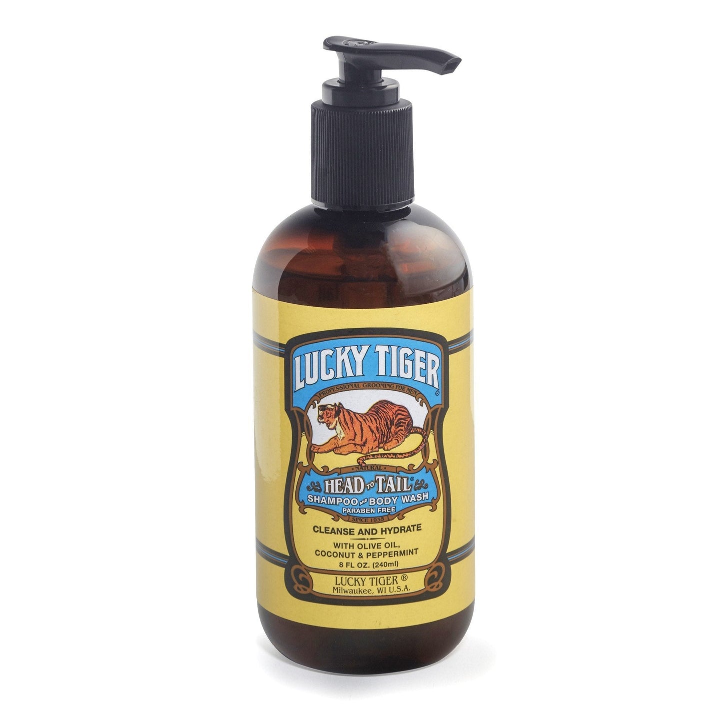 Lucky Tiger Head to Tail Shampoo & Body Wash