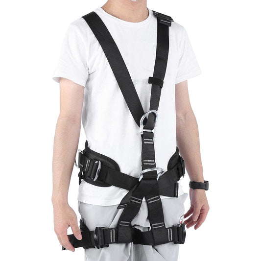LYUMO Mountaineering Safety Belt,Full-Body Safety Belt,Outdoor Mountaineering Climbing Full-Body Safety Belt Aerial Work Harness Rescue anti Fall Protective Gear