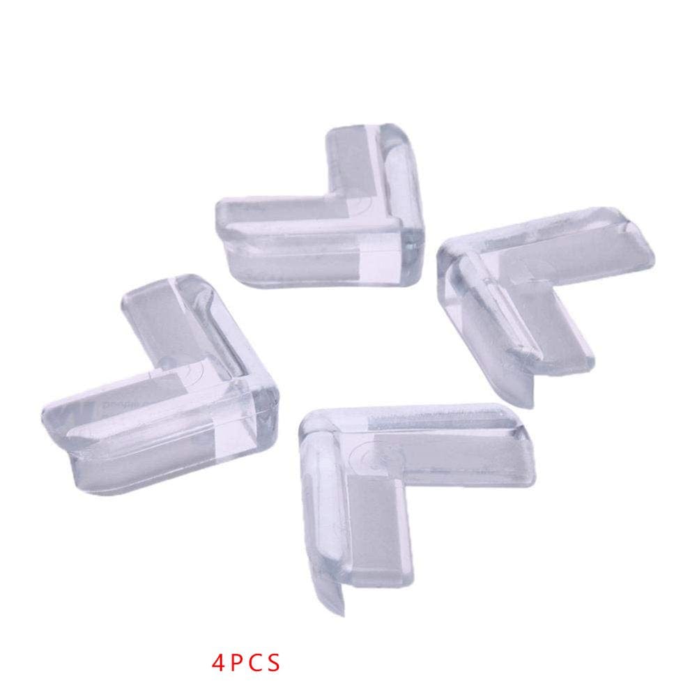 Machinehome 4Pcs Transparent Anti-Collision Angle PVC Pad Child Safety Corner Guard Baby Collision Proof Protector