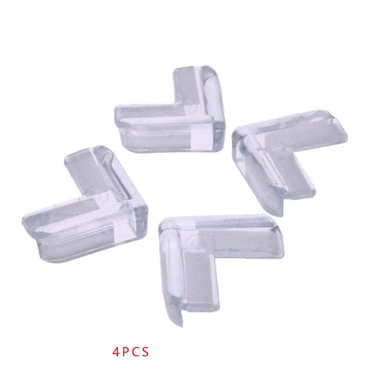Machinehome 4Pcs Transparent Anti-Collision Angle PVC Pad Child Safety Corner Guard Baby Collision Proof Protector