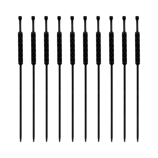 Motorcycle Snow Chains 10 Portable Tires Traction Nylon anti Chain with Universal Adjustable Easy to Install for Snow Ice Sand Mud Road Climbing Winter Emergency Accessories