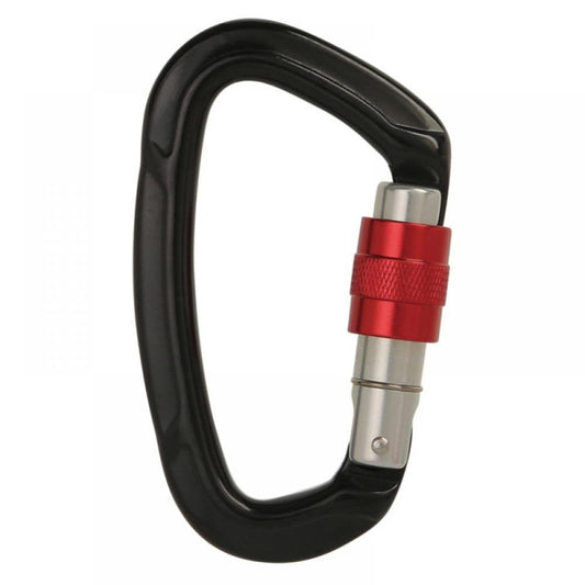 Mountaineering Caving Rock Climbing Carabiner D Shaped Safety Master Screw Lock Buckle Escalade Equipement for Camping, Hiking, Outdoor & Gym Etc,Twistlock Carabiners for Dog Leash & Harness