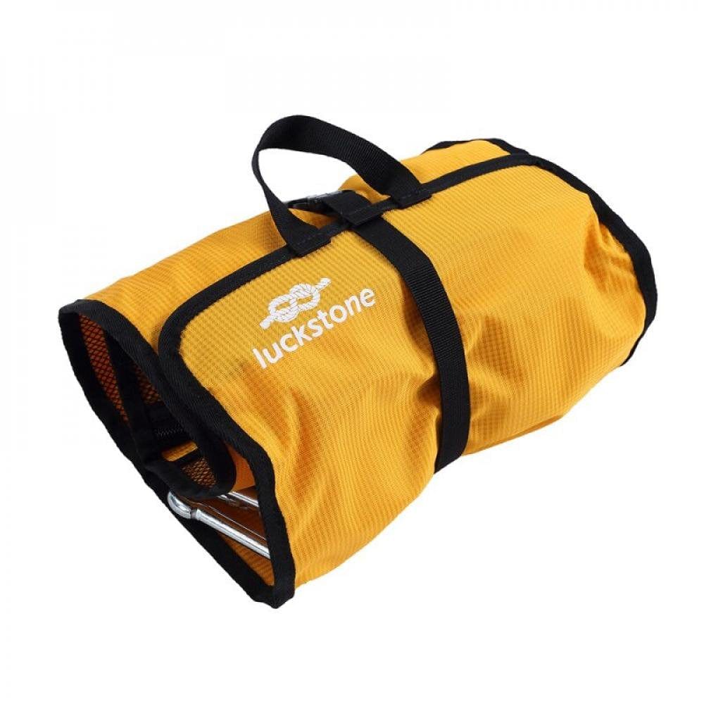 New Folding Lightweight Rock Climbing Arborist Caving Quickdraw Sling Carabiner Hook Gear Equipment Collection Gear Arrange Bag Red