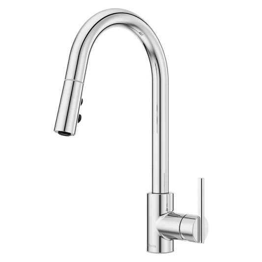 Brislin 1-Handle Pull-Down Kitchen Faucet, GT529-BIC, Chrome - $100