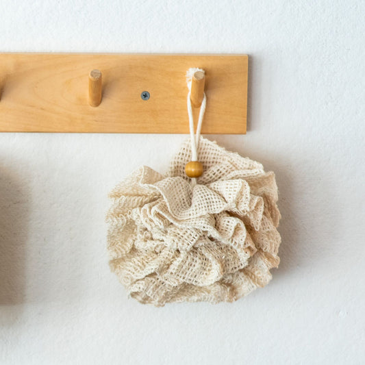 Sisal Exfoliating Shower Loofah Pouf