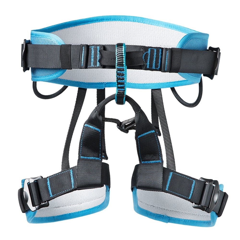 Premium Climbing Harness, Women Men Kids Waist Belts, Professional Solid Blue