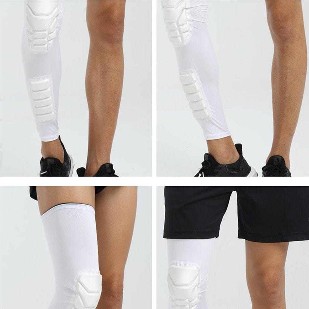 Shock Absorption Basketball Knee Sleeve Adult Football Knee Brace Support Leg Sleeve Knee Protector for Basketball Foodball Skating Cycling