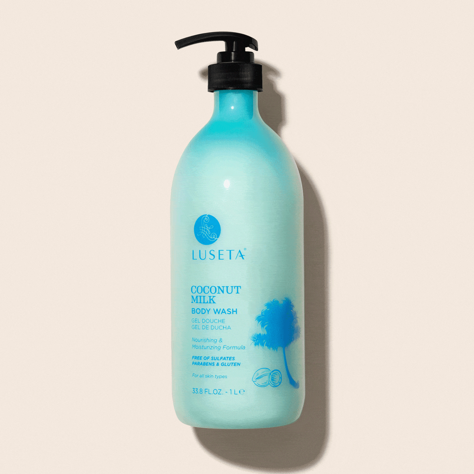 Coconut Milk Body Wash Body Wash Luseta Beauty 33.8oz