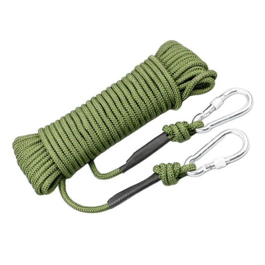 Static Rock Climbing Rope Fire Rappelling Rope for Mountain Climbing Emergency , 15 Meters