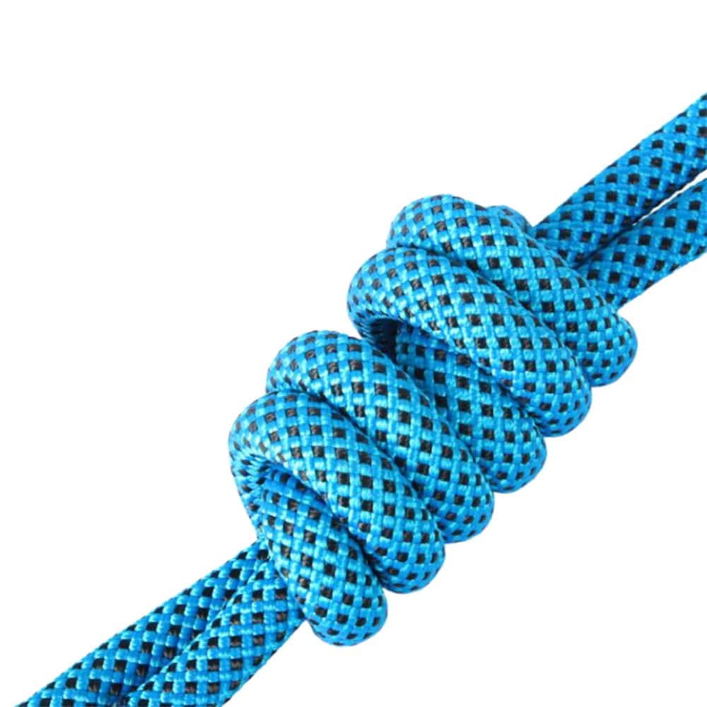 Sunhlx Knotted Rope Portable High-Strength Heavy Duty Rock Loop Climbing Rope for Rescue