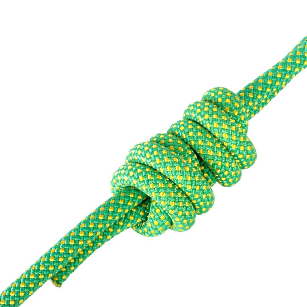 Sunhlx Knotted Rope Portable High-Strength Heavy Duty Rock Loop Climbing Rope for Rescue