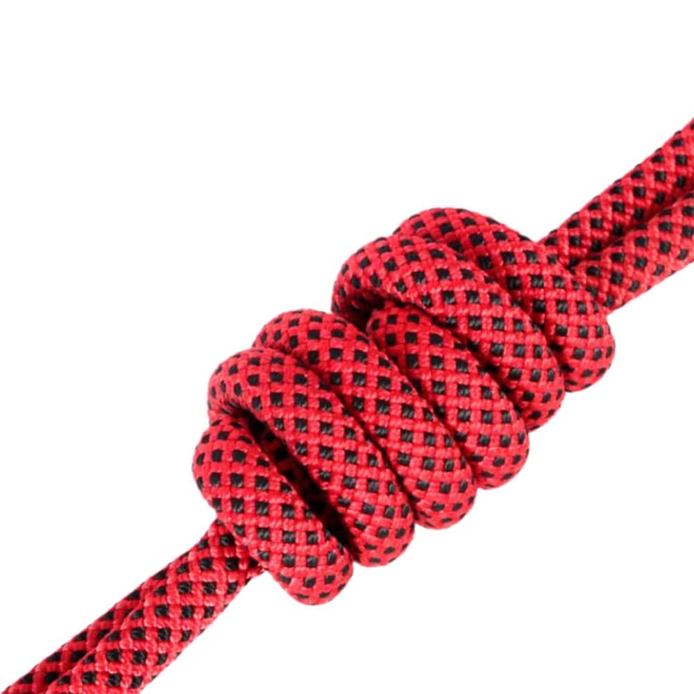 Sunhlx Knotted Rope Portable High-Strength Heavy Duty Rock Loop Climbing Rope for Rescue