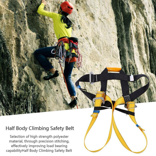 Tebru Climbing Harness, Climbing Safety Strap,Outdoor Climbing Harness Safety Belt Strap for Rock Climbing Mountaineering Rescue Caving