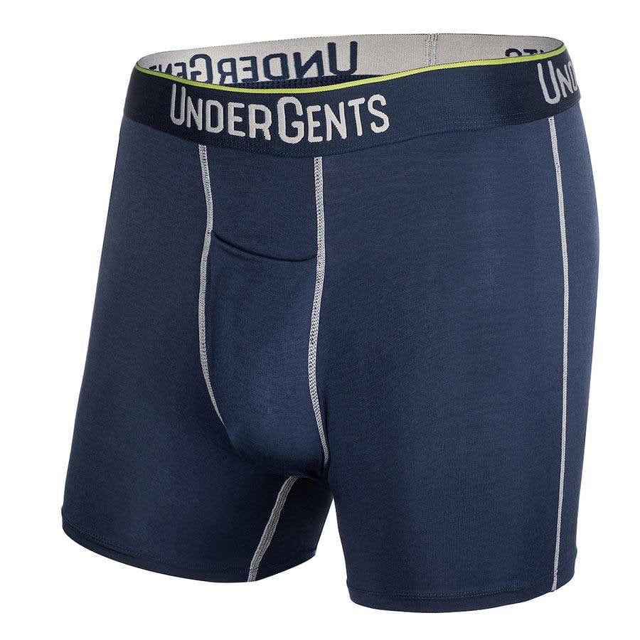 Undergents 6" Men'S Boxer Brief (With Horizontal Fly Front): Ultra-Soft Cooling Comfort Underneath