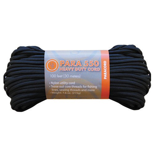 Para 550, 100-ft Hank, Black - GhillieSuitShop