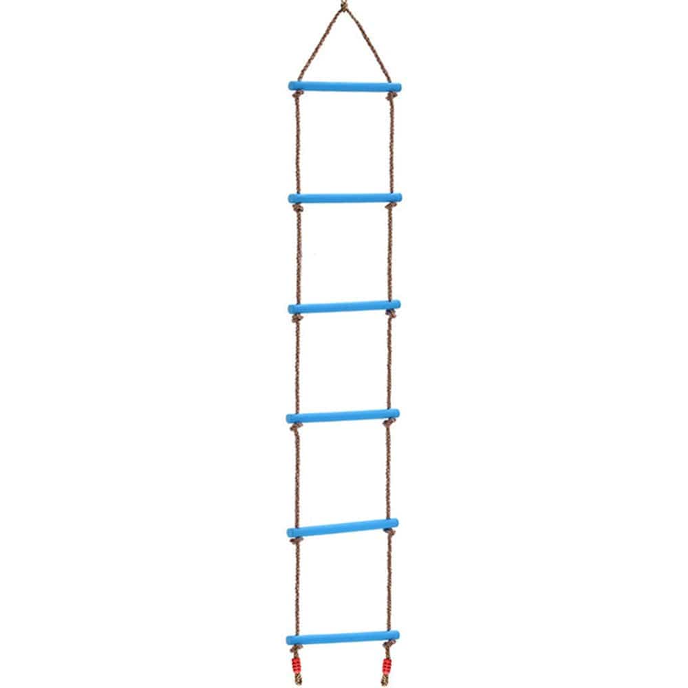 Yfmall Playground Backyard Climbing Swing Rope Ladder Accessories Game Toy for Kids