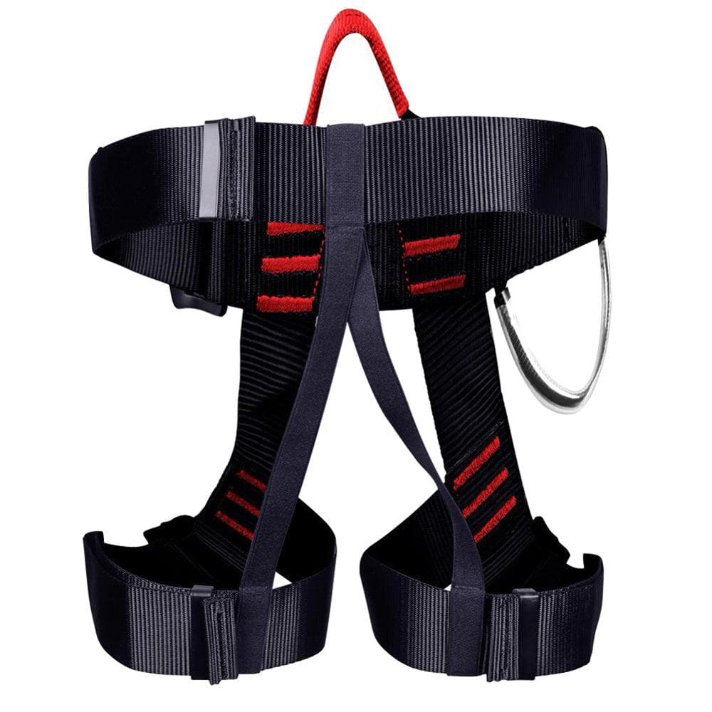 Younar Professional Safety Belt Outdoor Rock Climbing Mountaineering Safety Belt Half Body Protecting Harness Rappel Type Outdoor Downhill Safety Belt Pants Rescue Tools