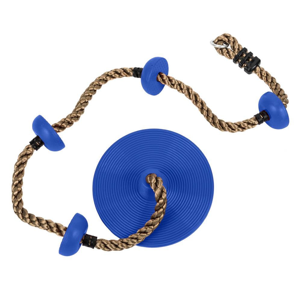Zimtown Kids Disc Rope Swing Sunflower Seat Swing Set Accessories,Blue